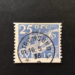 Postverket facit nr 250 lyxstämplat  STRÖMSUND