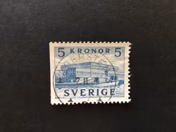STOCKHOLMS SLOTT II facit nr 322 B1 praktstämplat HÄGERSTEN 3