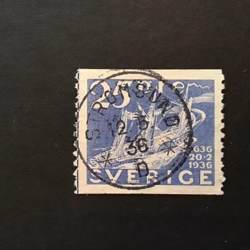 Postverket  facit nr 250 PRAKTSTÄMPLAT STRÖMSUND