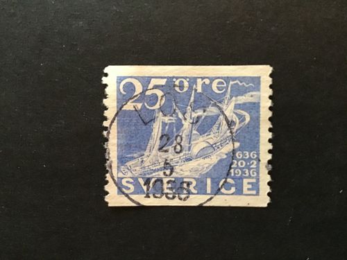 Postverket facit nr 250  LYXSTÄMPLAT LOS