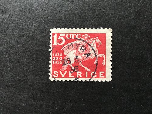 Postverket facit nr 248 C LYXSTÄMPLAT REJMYRA