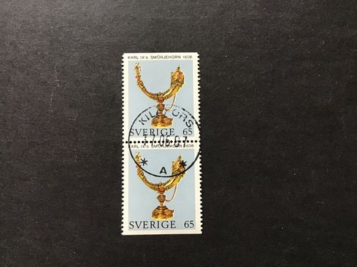 RIKSREGALIERNA 1971 facit nr 744 BB lyxstämplat par KILAFORS