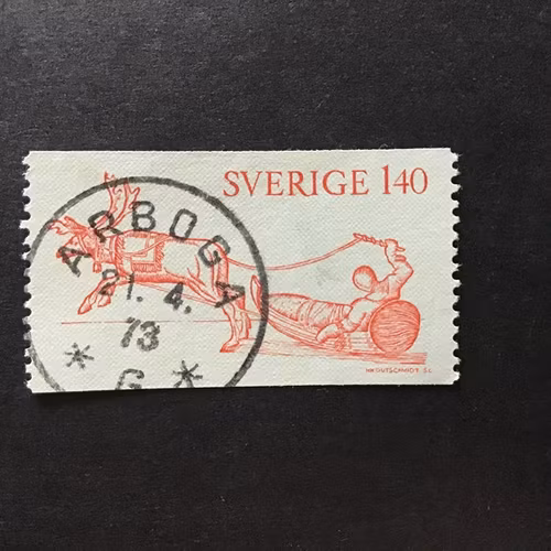 LAPPONIA 1972 facit nr 777 praktstämplat ARBOGA