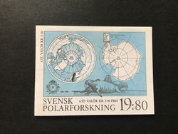 SVENSK POLARFORSKNING facit nr 1576-1581  lyxstämplat häfte JÖNKÖPING  1