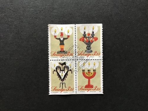 JULPOST 1995 lyxstämplat STOCKHOLM JUL