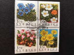 FJÄLLBLOMMOR 1995 lyxstämplat KIRUNA