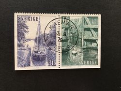 GÖTA KANAL 1979 facit nr 1087 SX lyxstämplat par KALMAR 1