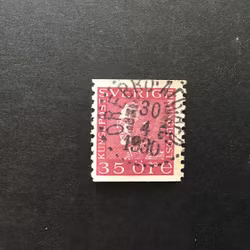 FACIT NR 187 PRAKT/LYXSTÄMPLAT ÖREBRO AFG-AFD