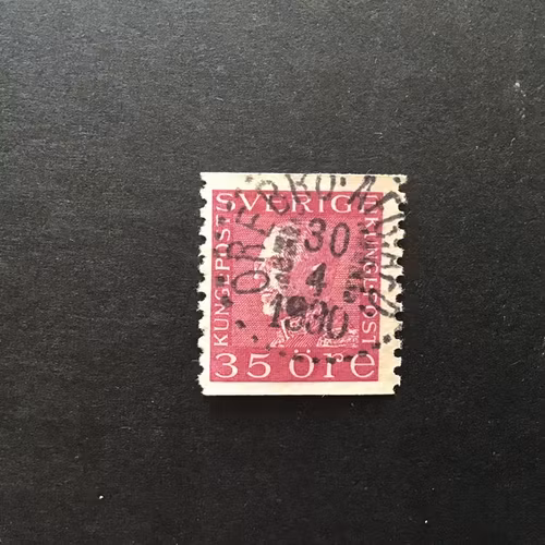 FACIT NR 187 PRAKT/LYXSTÄMPLAT ÖREBRO AFG-AFD