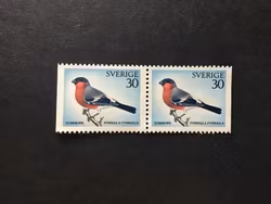 SVENSKA FÅGLAR 1970 facit nr 713 BB postfriskt par