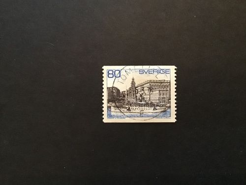 WAXHOLMSBÅT 1971 facit nr 719 V2 lyxstämplat TOMELILLA