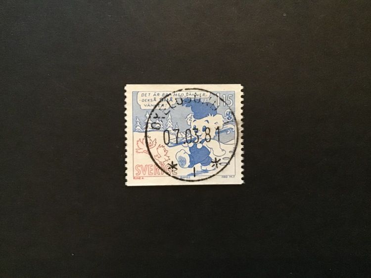 SVENSKA SERIER 1980 facit nr 1141 lyxstämplat OXELÖSUND