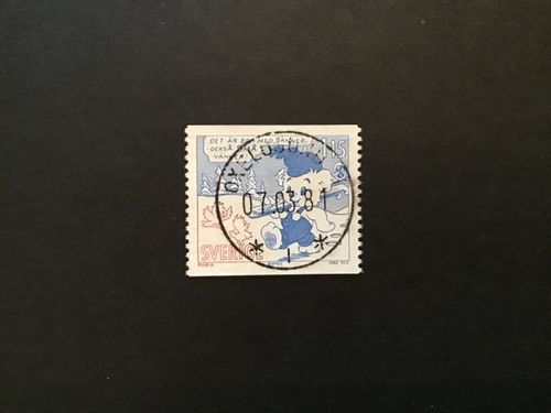 SVENSKA SERIER 1980 facit nr 1141 lyxstämplat OXELÖSUND