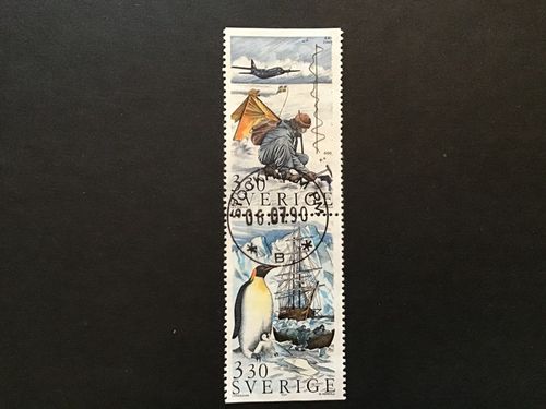 Svensk Polarforskning facit nr 1579 SX lyxstämplat par STOCKHOLM PM