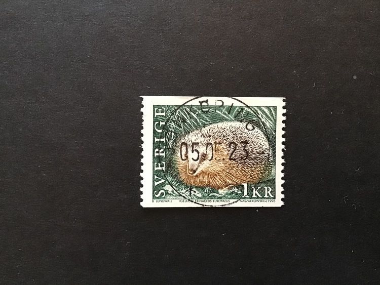 VILDA DJUR 3  1996 facit nr 1940 lyxstämplat JÖNKÖPING