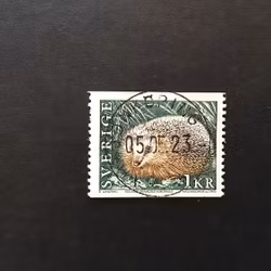 VILDA DJUR 3  1996 facit nr 1940 lyxstämplat JÖNKÖPING