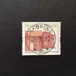 LANDSKAPSHUS 2  facit nr 2437 lyxstämplat JÖNKÖPING 1