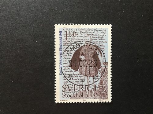 STOCKHOLMIA 86 II 1984 facit nr 1305 lyxstämplat ÅMOTFORS