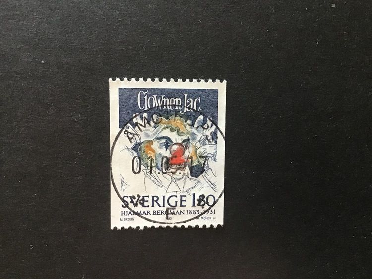 HJALMAR BERGMAN 1983 facit nr 1267 lyxstämplat ÅMOTFORS