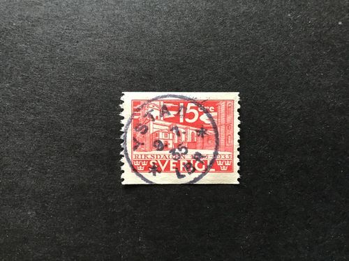 RIKSDAGEN 500 ÅR facit nr 242 A praktstämplat YSTAD *LBR*