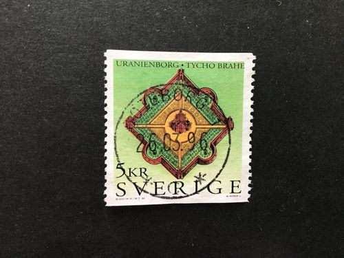 TYCHO BRAHE facit nr 1928 lyxstämplat GÖTEBORG