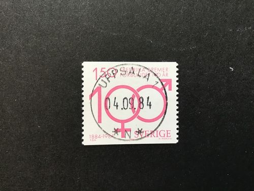 FREDRIKA BREMER FÖRBUNDET facit nr 1309 lyxstämplat UPPSALA 1