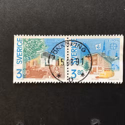 EUROPA XIX facit nr 1608 SX lyxstämplat JÖNKÖPING 7