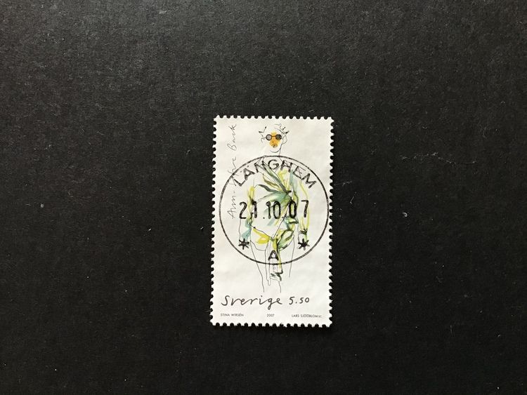 SVENSKT MODE 2007 facit nr 2619 lyxstämplat LÄNGHEM