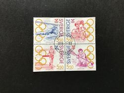 OLYMPISKT GULD III facit nr 1738-1741  lyxstämplat block LINDESBERG