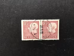 GUSTAF VI ADOLF TYP III, facit nr 437 BB stämplat par