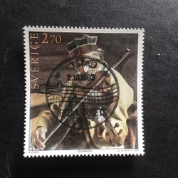 MUSIK I SVERIGE 1983 lyxstämplat YSTAD frimärkets dag