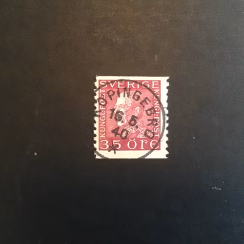 FACIT NR 187 LYXSTÄMPLAT KÖPINGEBRO