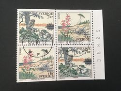 EUROPA XXVIII facit nr 2140 och 2141 SX i LYXST 4-BLOCK ÅMOTFORS