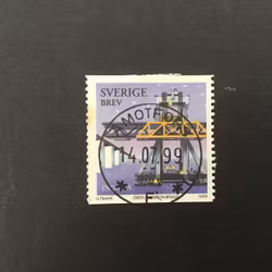 ÖRESUNDSBRON BYGGS 1999 facit nr 2115 LYXST ÅMOTFORS