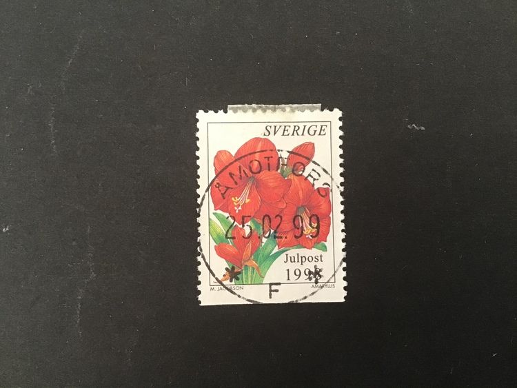 JULPOST 1998 facit nr 2103 LYXST ÅMOTFORS