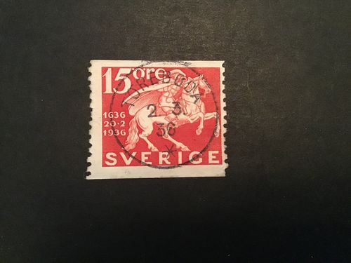 Postverket facit nr 248 A LYXSTÄMPLAT TÖREBODA
