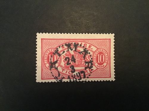 FACIT NR TJ 16 B PRAKTSTÄMPLAT KALMAR
