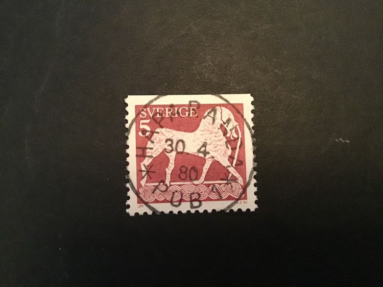 FORNTIDA KONST facit nr 816 B1 LYXST HAPARANDA *POB 1*