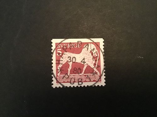 FORNTIDA KONST facit nr 816 B1 LYXST HAPARANDA *POB 1*