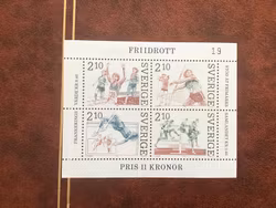FRIIDROTT 1986 facit nr 1420-1423 postfriskt block