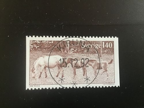 GOTLANDSRUSS 1977 facit nr 1010 lyxstämplat KIRUNA