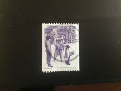 JULFÖRBEREDELSER 1977 facit nr 1021 praktstämplat KORSKROGEN