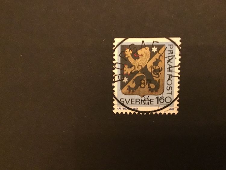 RABATTMÄRKEN V 1983 facit nr 1250  lyxstämplat BORGAFJÄLL