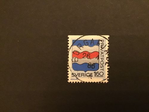 RABATTMÄRKEN V facit nr 1251 praktstämplat BORGAFJÄLL