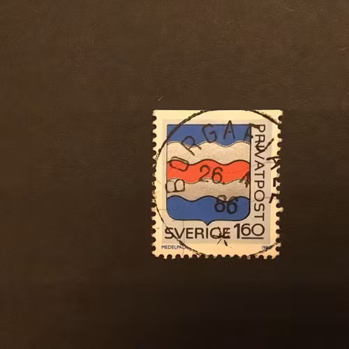 RABATTMÄRKEN V facit nr 1251 praktstämplat BORGAFJÄLL