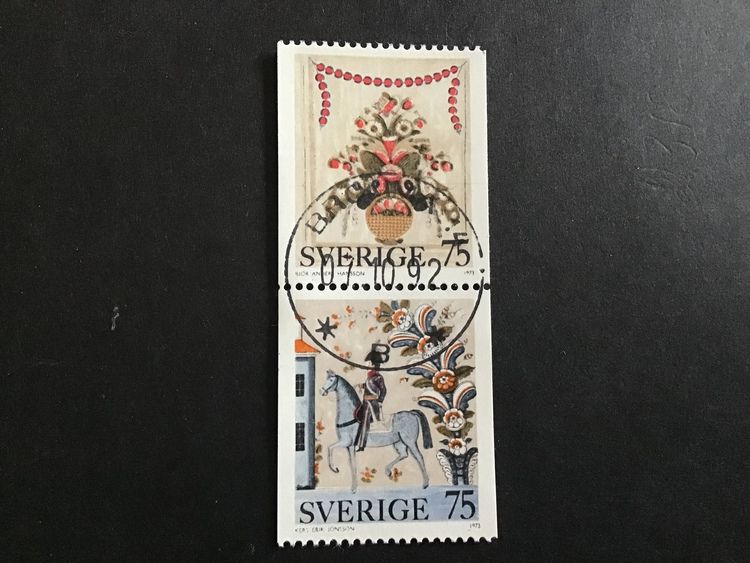 ALLMOGEMÅLNINGAR facit nr 848 SX1  lyxstämplat BROMMA 4