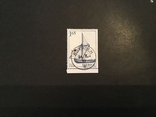 ALLMOGEBÅTAR 1981 facit nr 1174 lyxstämplat BOXHOLM