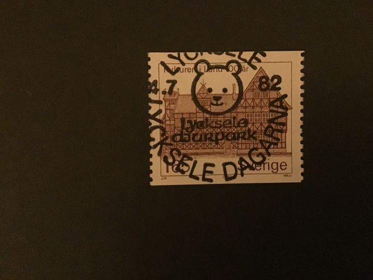 KULTUREN I LUND 1982 lyxstämplat LYCKSELEDAGARNA