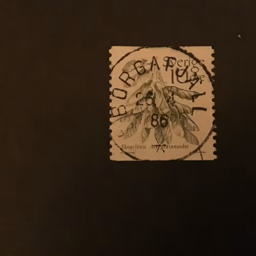 FRUKTER 1983 facit nr 1242 lyxstämplat BORGAFJÄLL