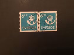 POSTENS EMBLEM facit nr 1437 i lyxstämplat par UPPSALA 16